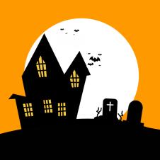 Spooky trail in town this half term